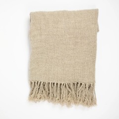 BROOK THROW NATURAL LINEN 200 